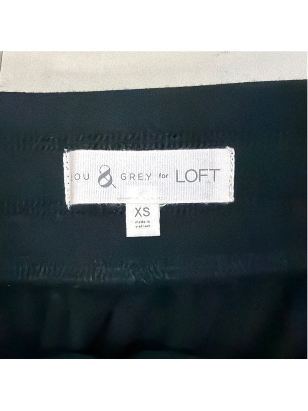 Lou & Grey for Loft Soft Black Utility Skirt Sz XS! - Picture 2 of 6